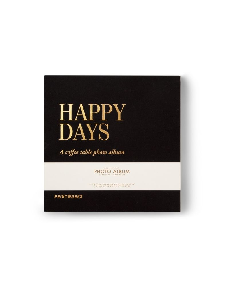 Album Photo Happy Days Black Printworks