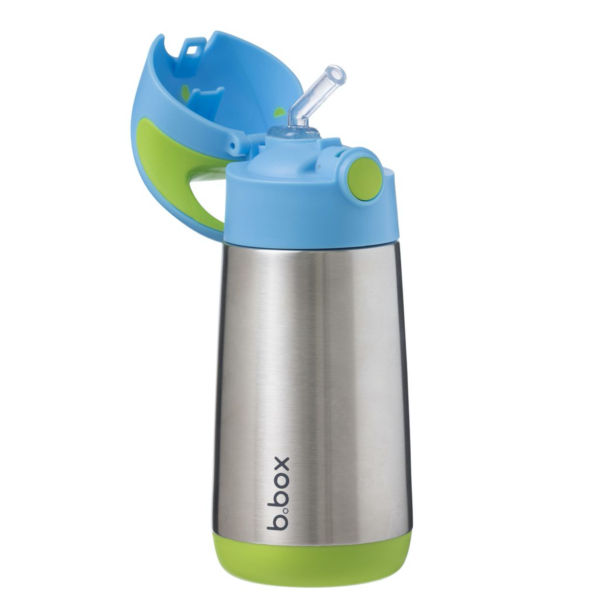 Gourde enfant isotherme avec paille bleu bébé Gourde enfant isotherme avec paille bleu bébé