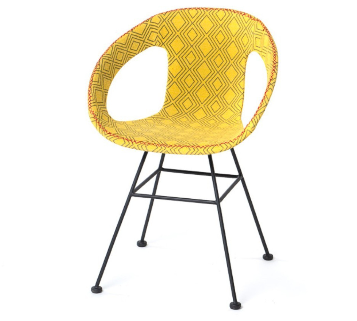 Chaise de repas coton jaune Chaise de repas coton jaune
