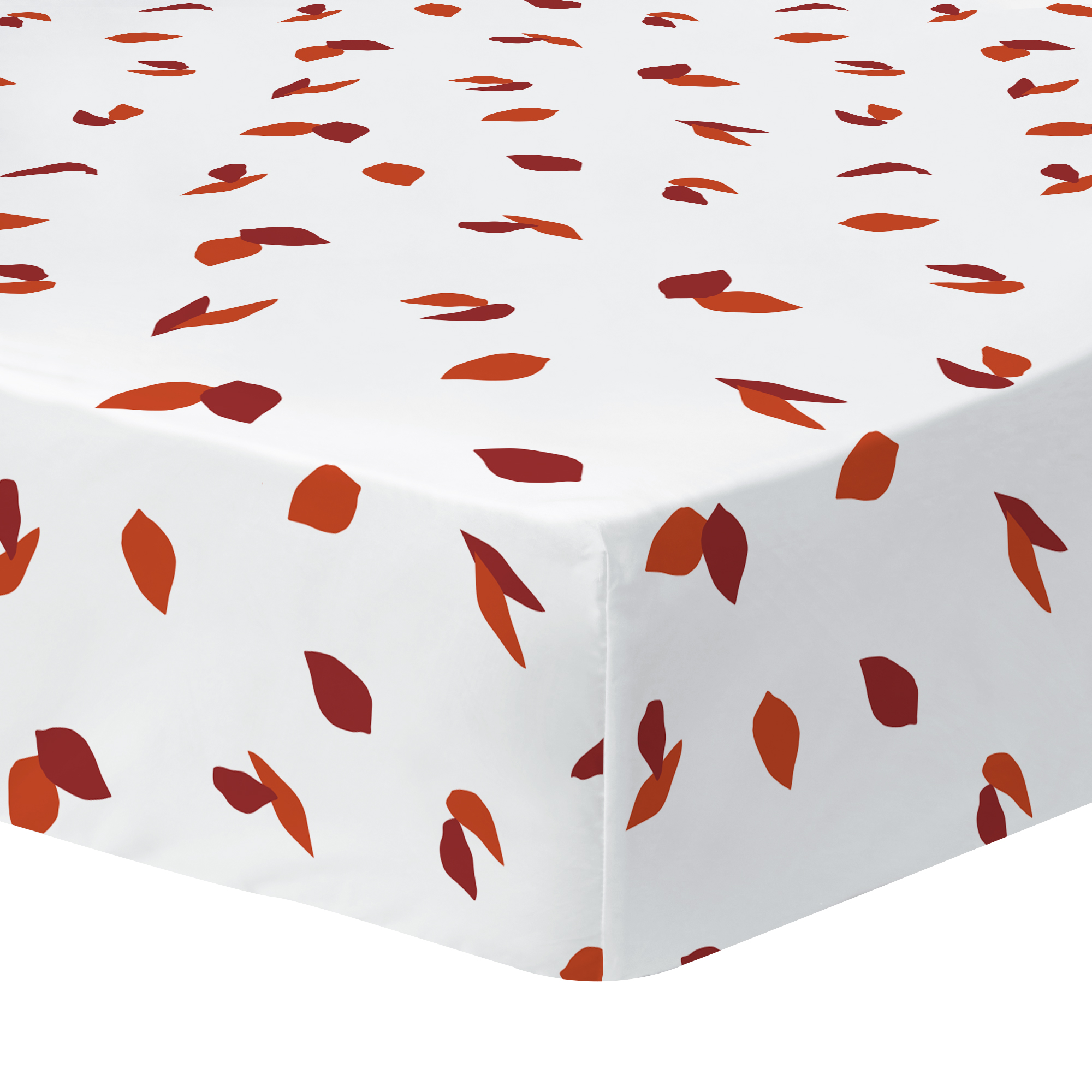 Drap-housse imprimé en percale de coton 140x200 cm Drap-housse imprimé en percale de coton 140x200 cm