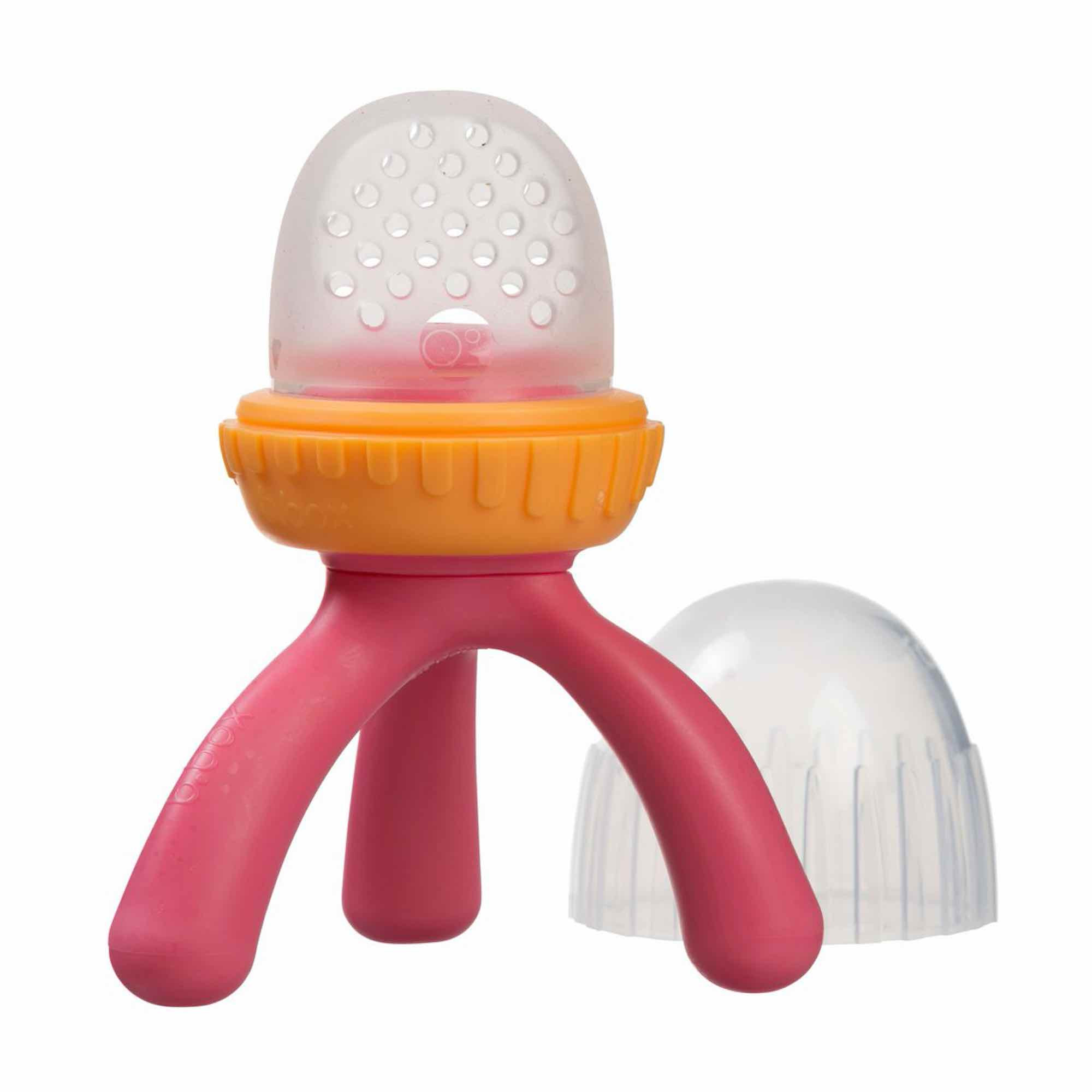 Sucette grignoteuse bébé en silicone rose Sucette grignoteuse bébé en silicone rose