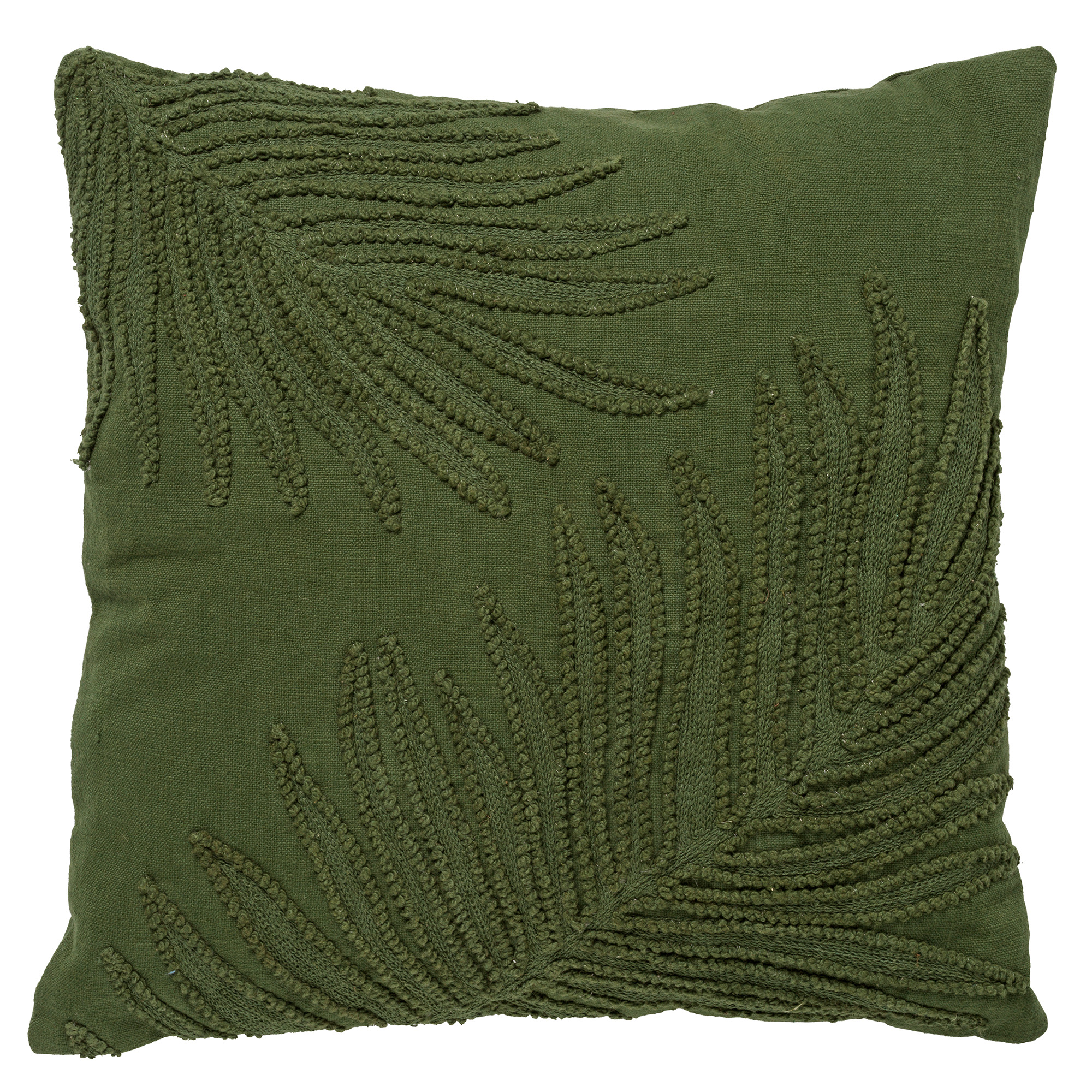 Housse de coussin Vert en coton Housse de coussin Vert en coton