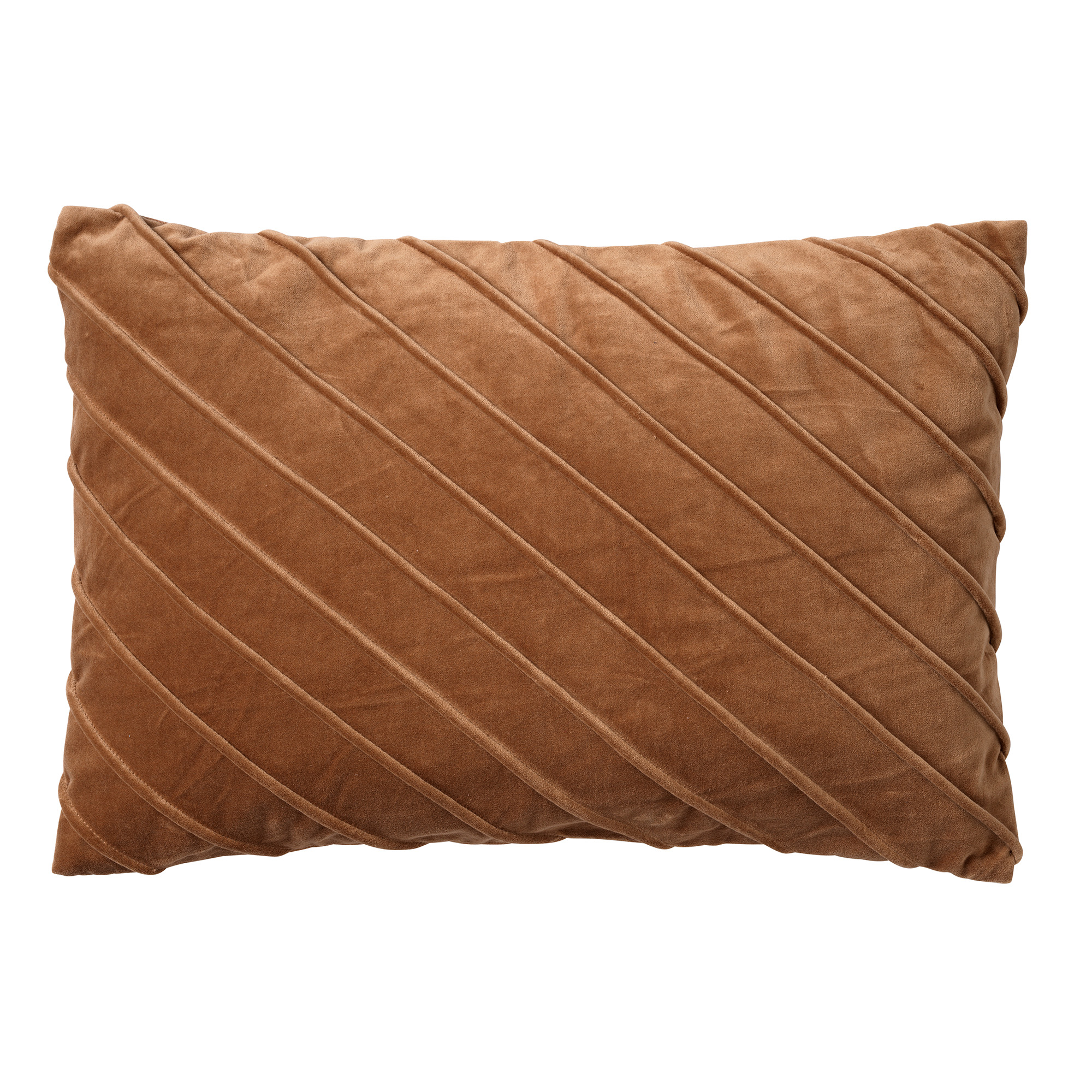 Housse de coussin Marron en velours Housse de coussin Marron en velours