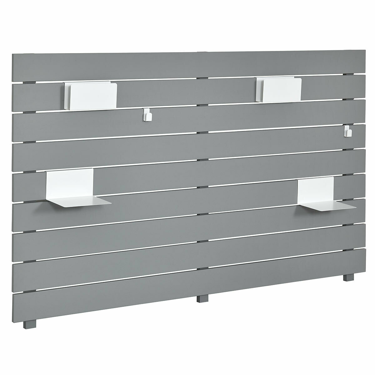 Tête de Lit Bois massif Gris Tête de Lit Bois massif Gris