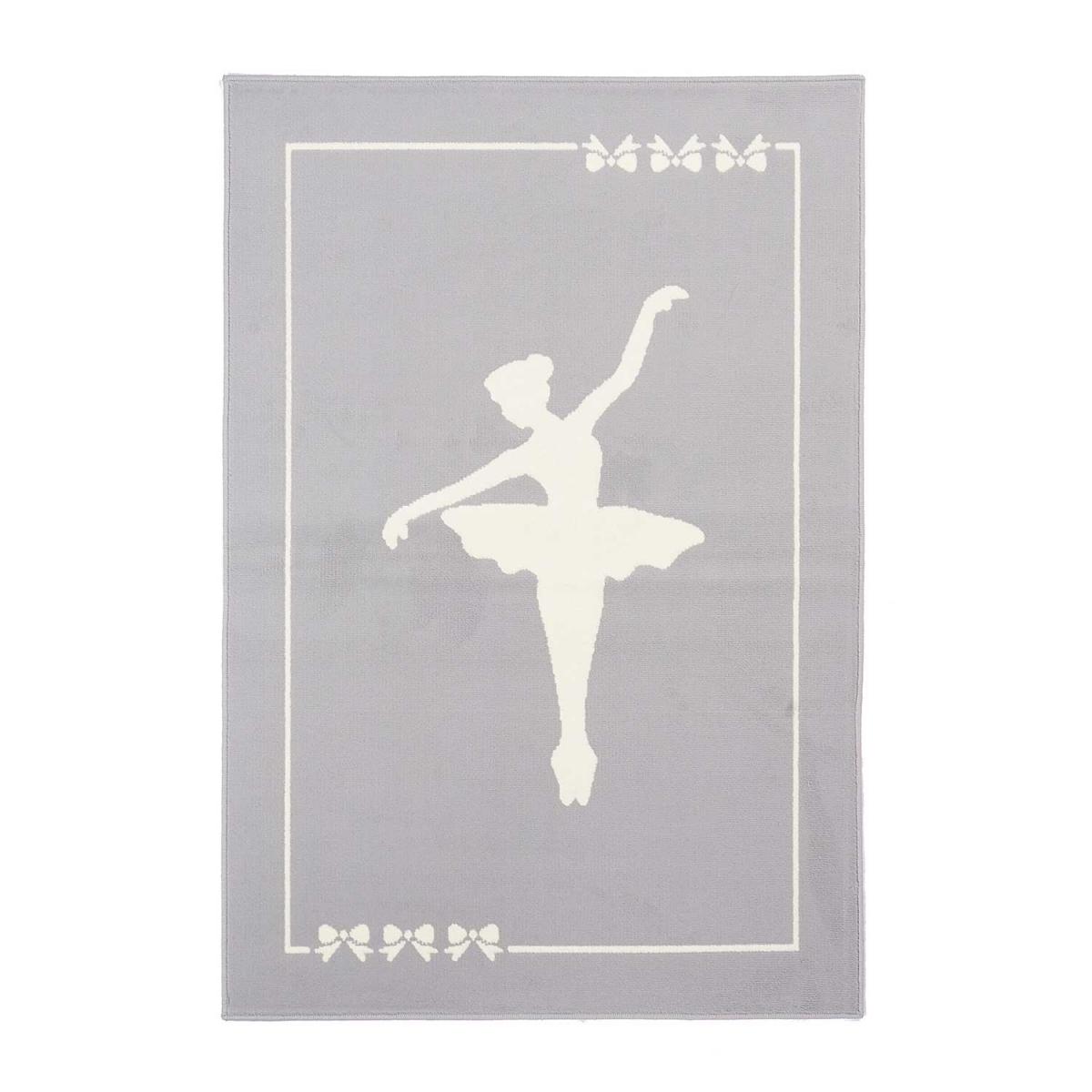 Tapis enfant en polypropylène gris 140x200 Tapis enfant en polypropylène gris 140x200