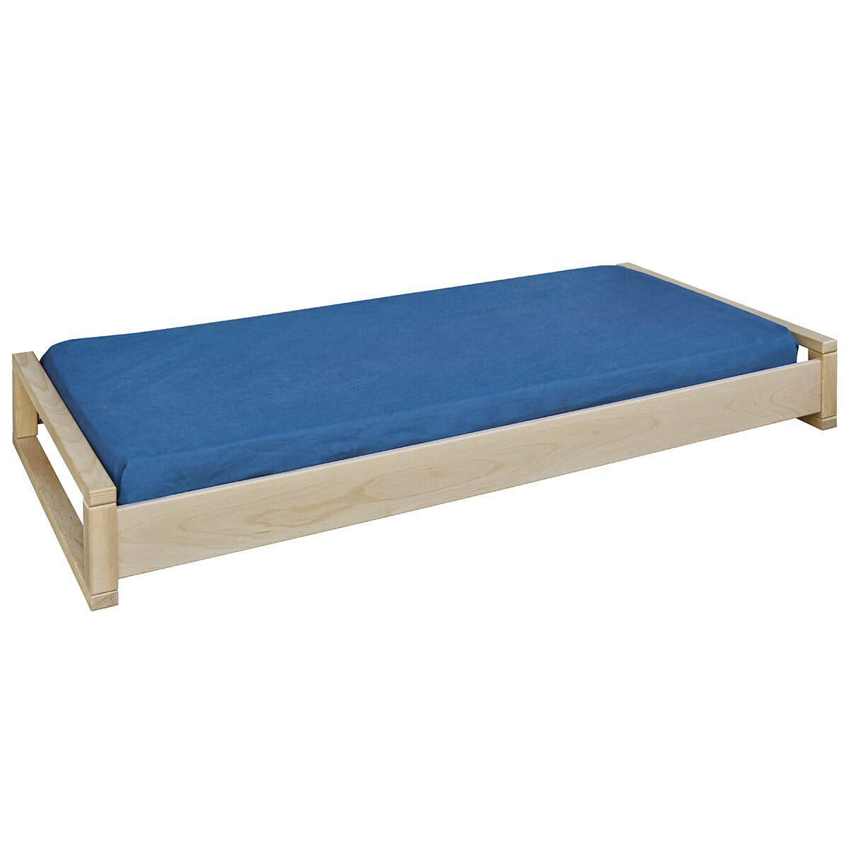 Lit empilable, matelas Bois massif 90x190 Bois