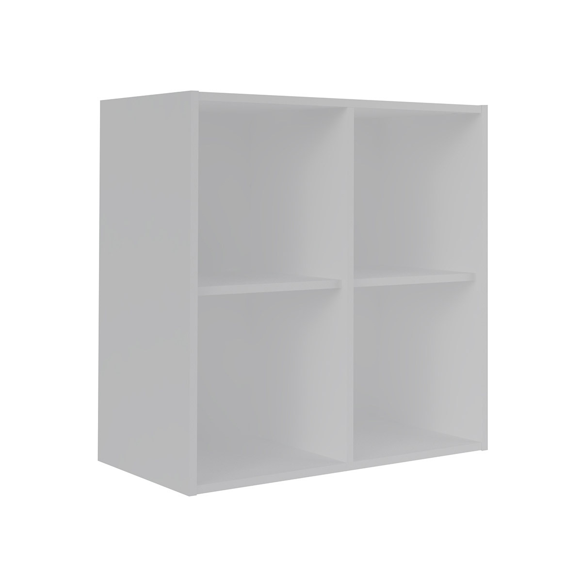 Casier de rangement 4 cases Panneaux de bois Blanc Casier de rangement 4 cases Panneaux de bois Blanc