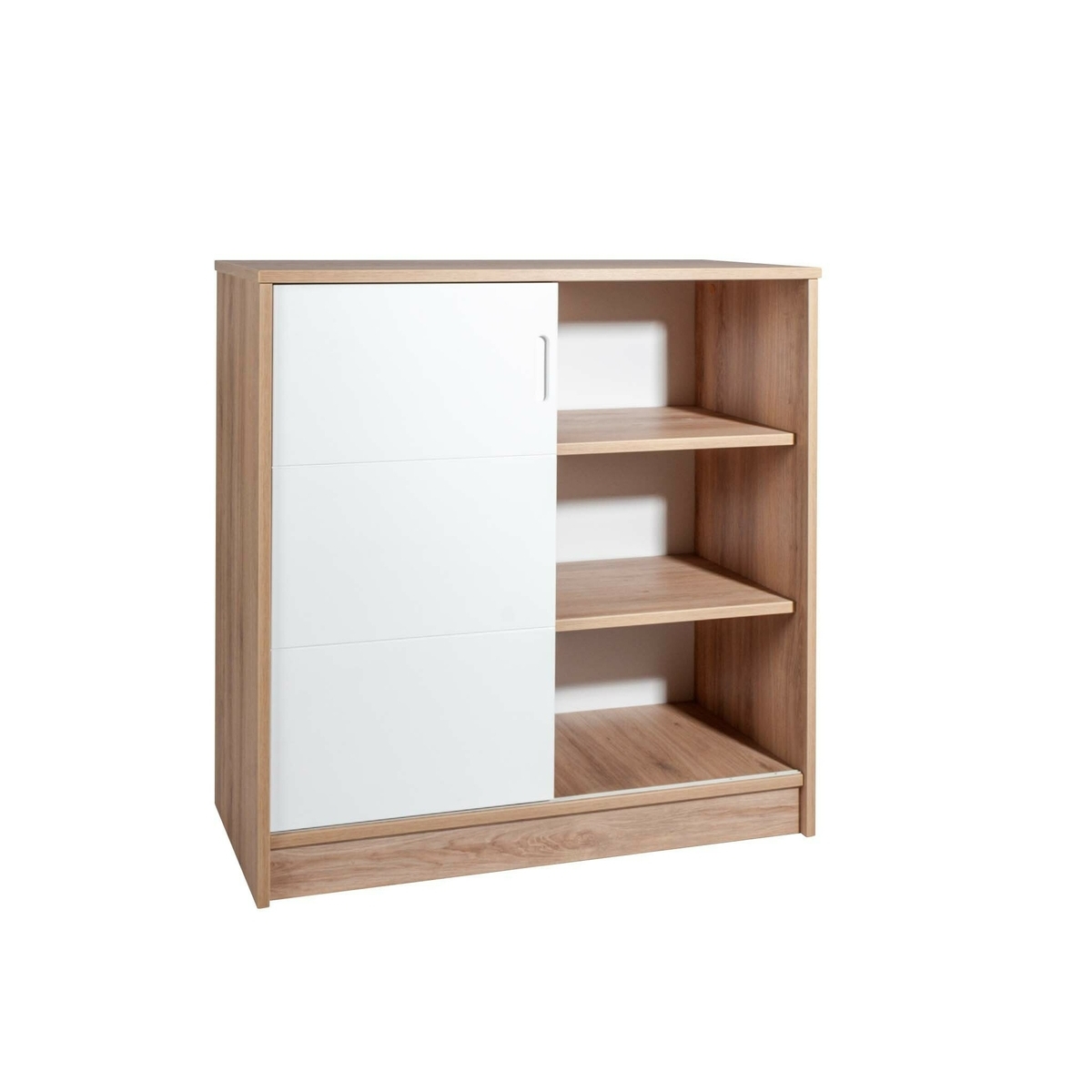 Commode Panneaux de bois Blanc, bois Commode Panneaux de bois Blanc, bois