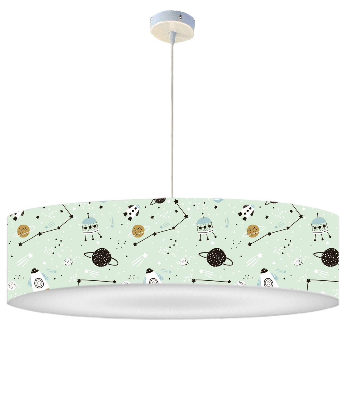 Suspension Enfant Planète Vert Pastel D 60 x H 30 Suspension Enfant Planète Vert Pastel D 60 x H 30