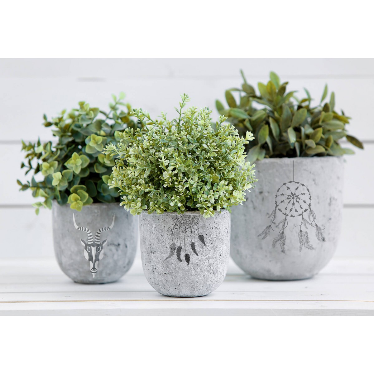 Tableau sur verre motifs sur pots 45x65 cm Tableau sur verre motifs sur pots 45x65 cm
