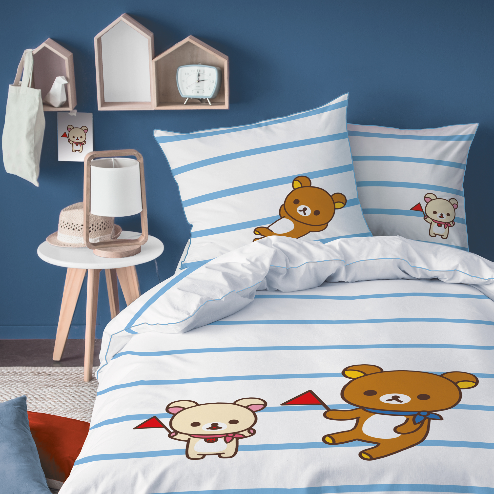 Parure enfant en coton 140x200 cm Blanc
