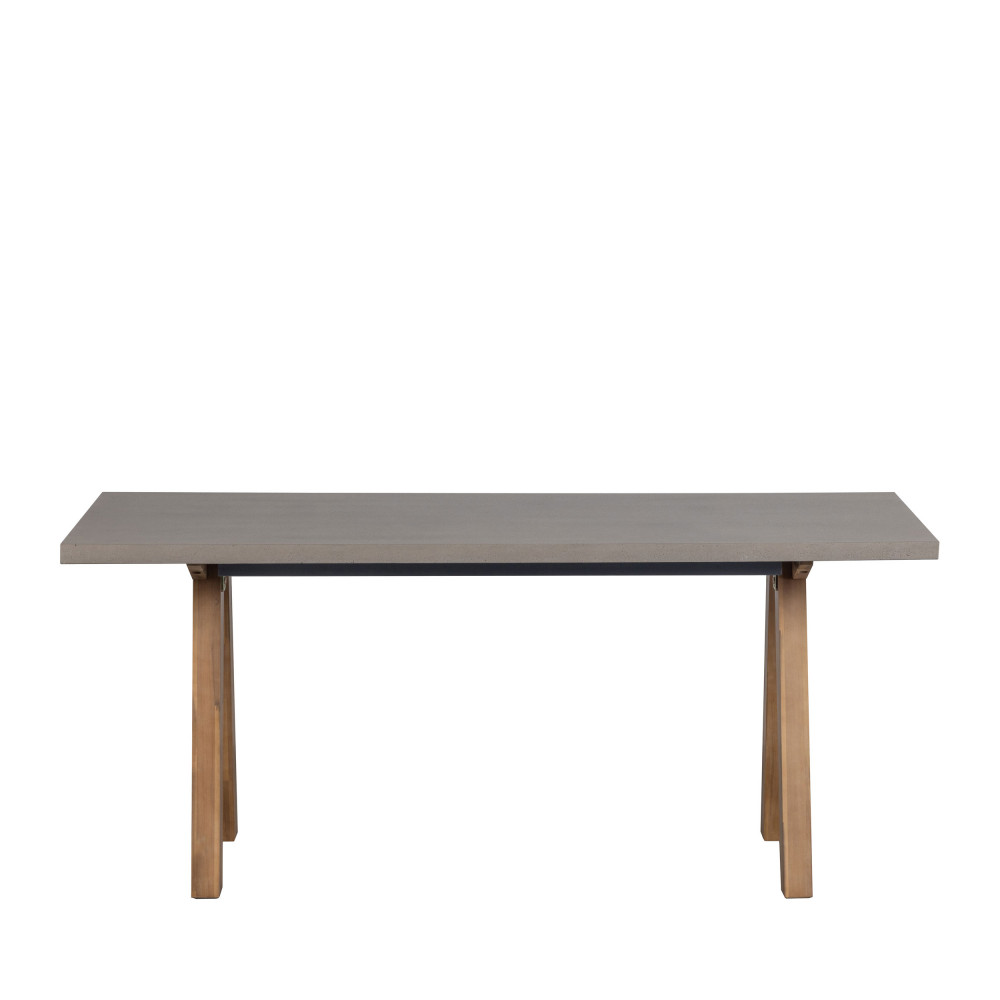 Table à manger effet béton 90x180cm naturel Table à manger effet béton 90x180cm naturel