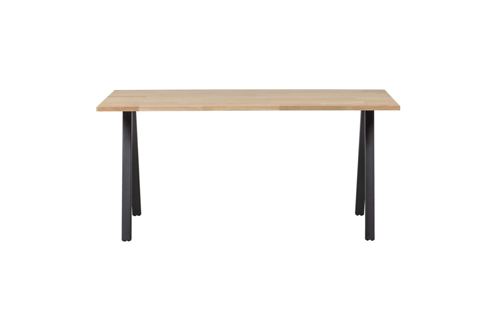 Table à manger en bois piétement en A 160x90cm naturel Table à manger en bois piétement en A 160x90cm naturel