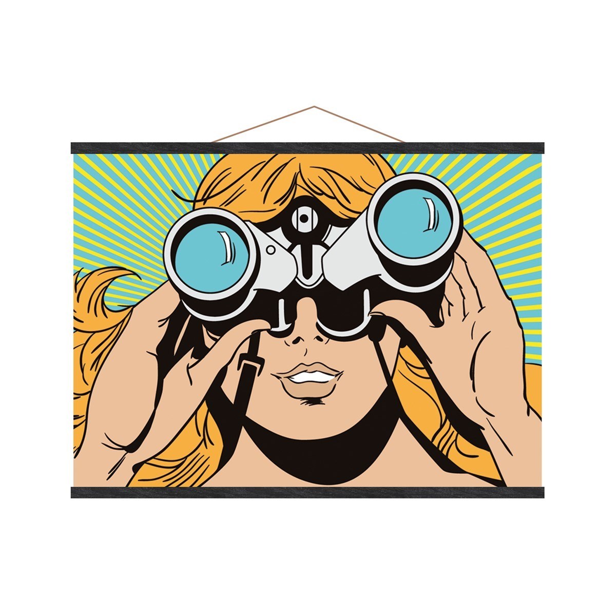 Affiche Kakemono Personnage Comics en Toile Multicolore Affiche Kakemono Personnage Comics en Toile Multicolore