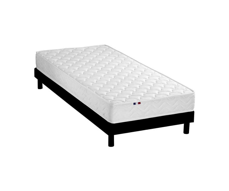 Ensemble Matelas accueil Latex Sommier en Kit Anthracite 90x190 Ensemble Matelas accueil Latex Sommier en Kit Anthracite 90x190