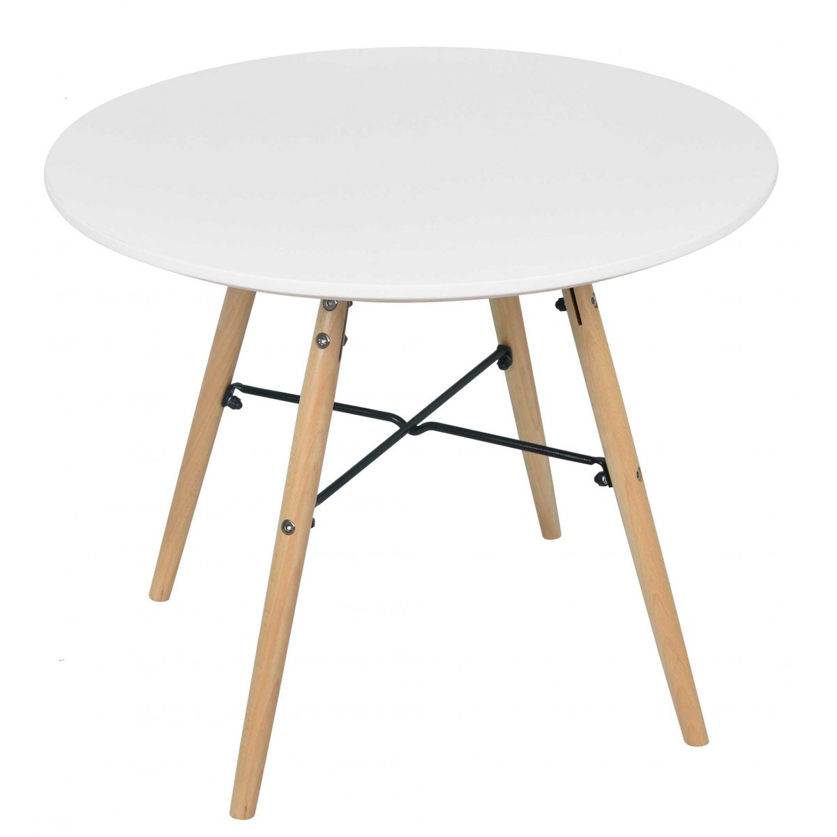 Table enfant ronde bois blanc Table enfant ronde bois blanc