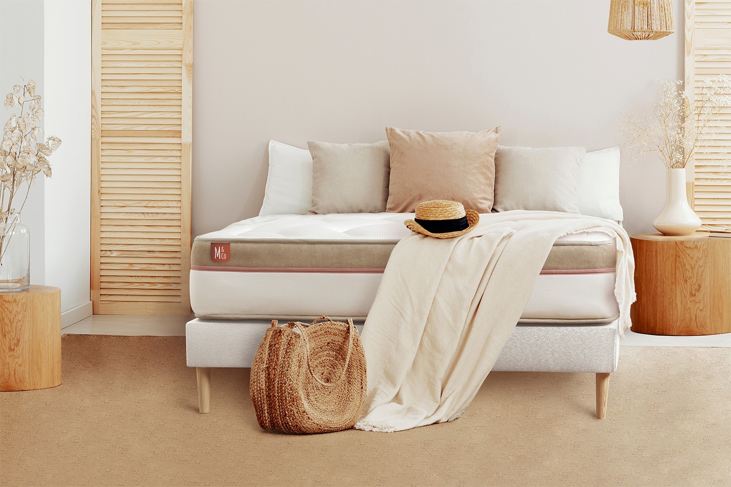 Ensemble 200 x 200 cm Mémoire de forme - sommier kit blanc Ensemble 200 x 200 cm Mémoire de forme - sommier kit blanc