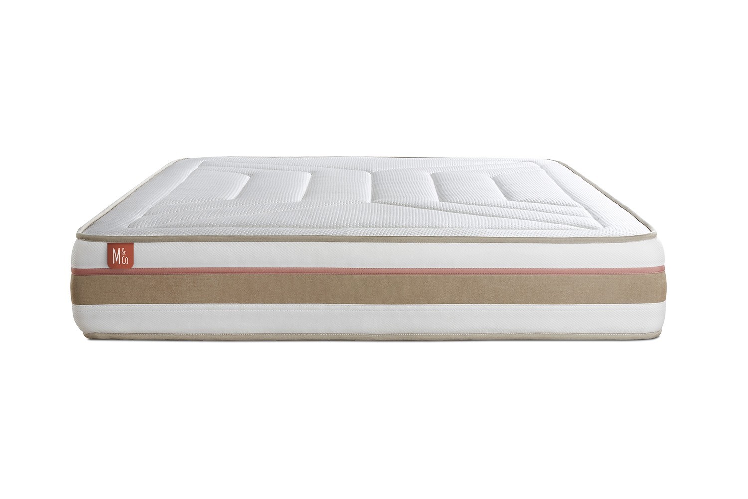 Matelas 160 x 200 cm Ressorts ensachés et mémoire de forme - Equilibré Matelas 160 x 200 cm Ressorts ensachés et mémoire de forme - Equilibré