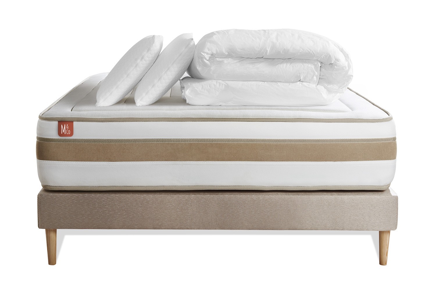 Pack matelas sommier kit 200x200 oreiller couette Pack matelas sommier kit 200x200 oreiller couette