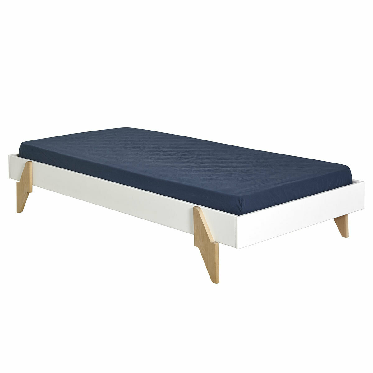 Bois massif 90x190 Blanc Bois massif 90x190 Blanc