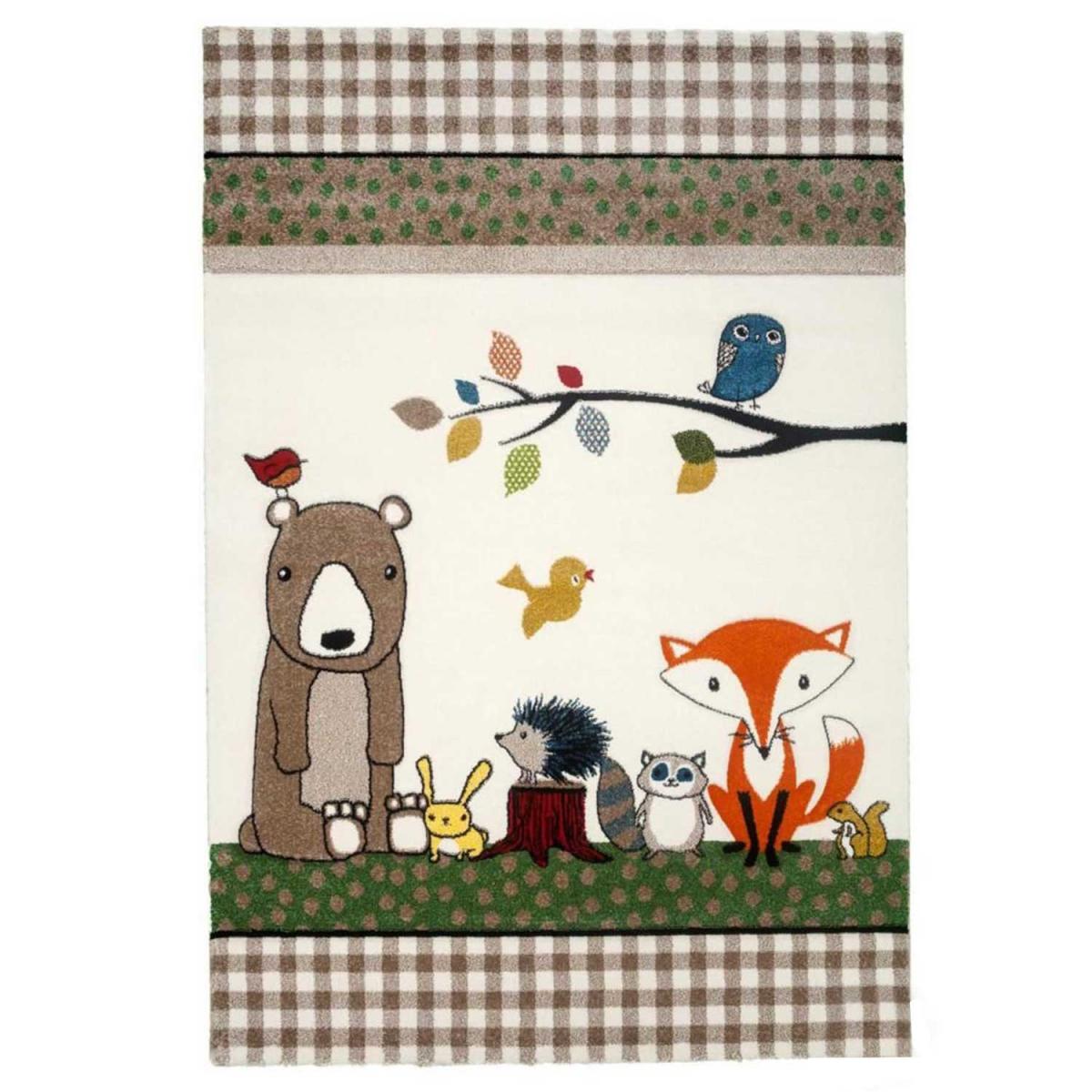 Tapis enfant en polypropylène multicolore 60x110 Tapis enfant en polypropylène multicolore 60x110