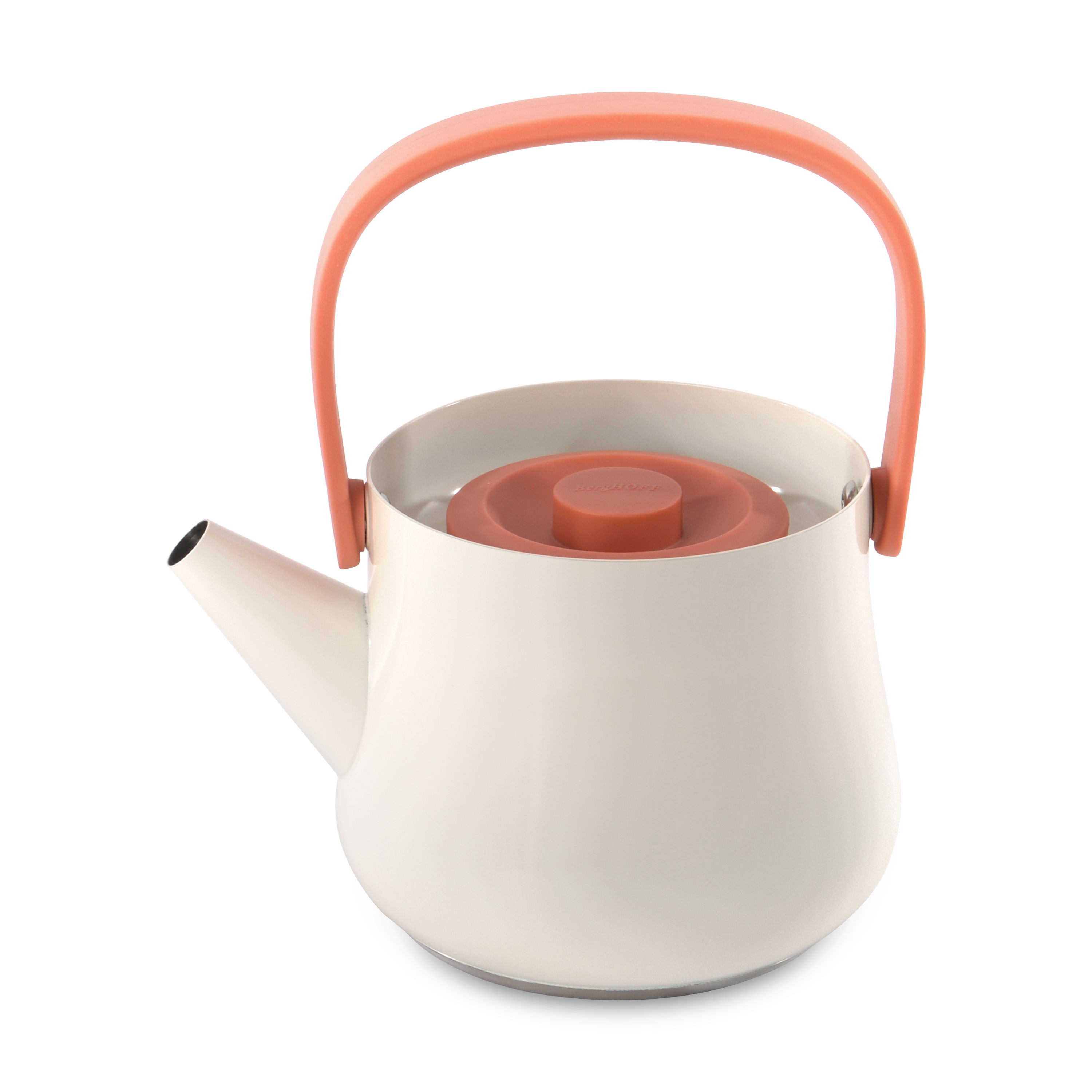 Théière en acier avec filtre orange 1,0 L Théière en acier avec filtre orange 1,0 L