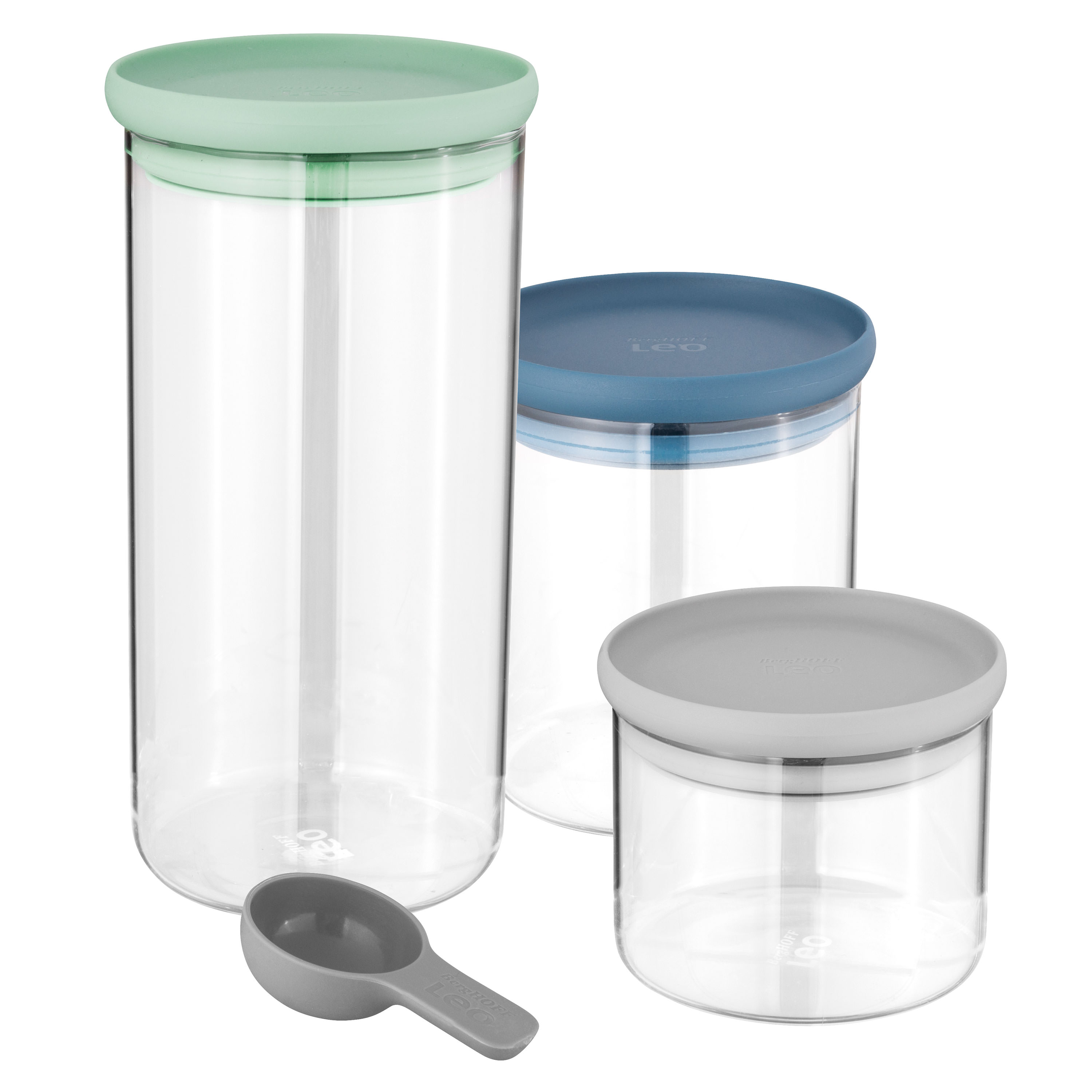 Récipients alimentaires en verre (set de 3 pcs) Récipients alimentaires en verre (set de 3 pcs)