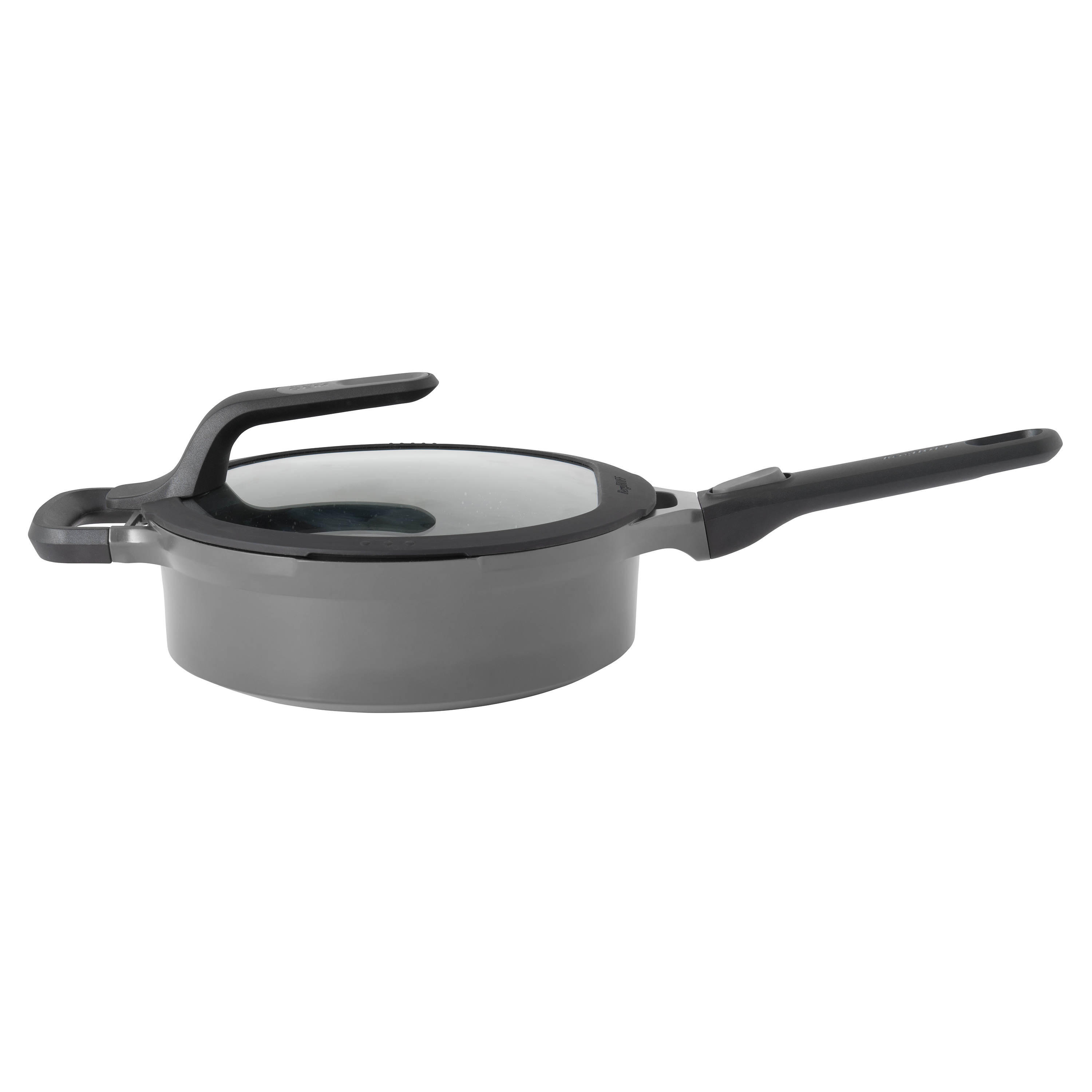 Sauteuse avec couvercle gris 24 cm Sauteuse avec couvercle gris 24 cm