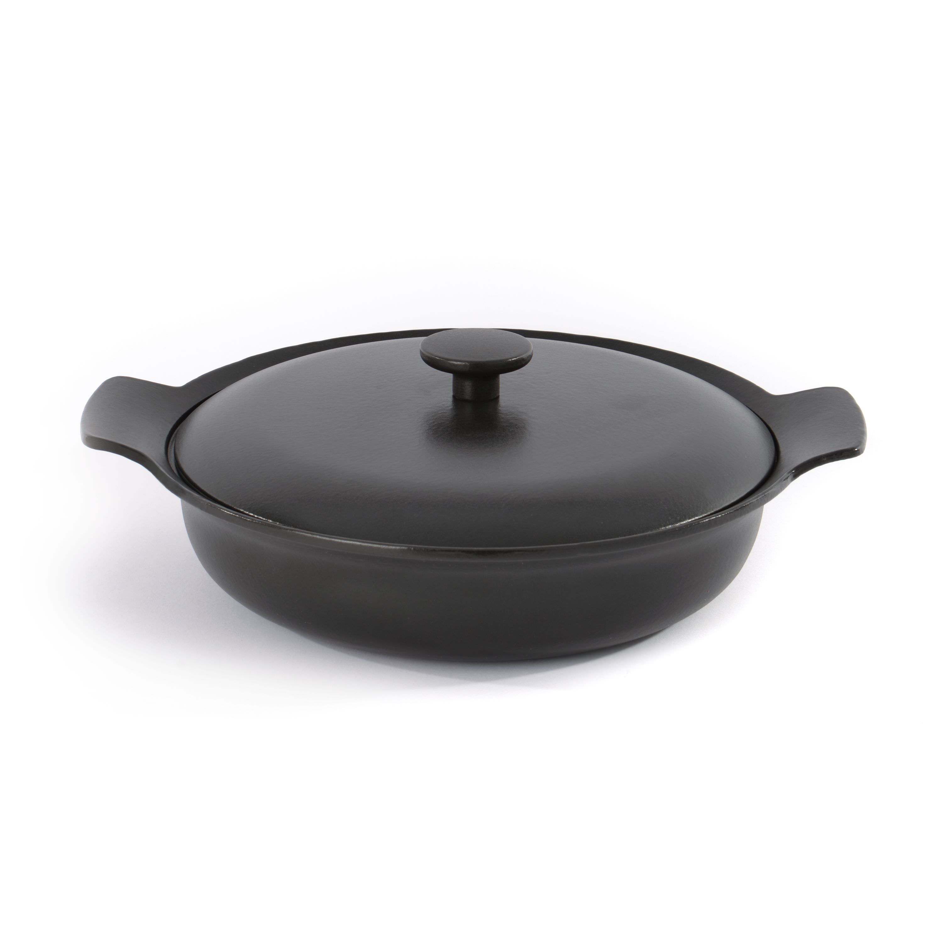 Sauteuse avec couvercle fonte de fer Noir 28 cm Sauteuse avec couvercle fonte de fer Noir 28 cm