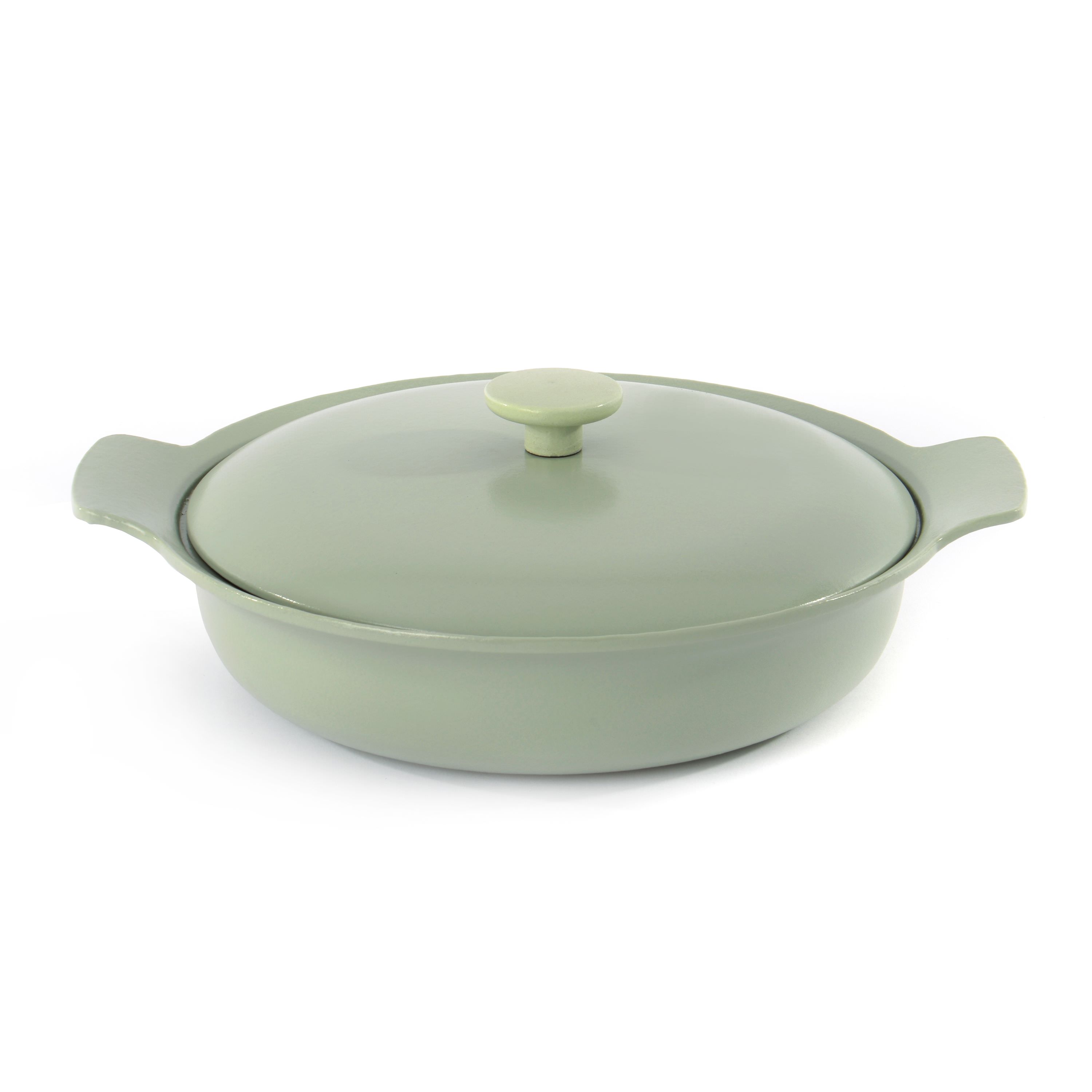 Sauteuse avec couvercle fonte de fer Vert 28 cm Sauteuse avec couvercle fonte de fer Vert 28 cm