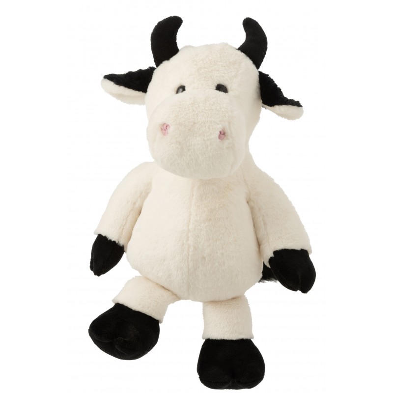 Peluche vache écru et noir Peluche vache écru et noir