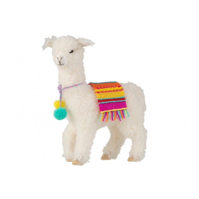 Lama déco laine blanc Lama déco laine blanc