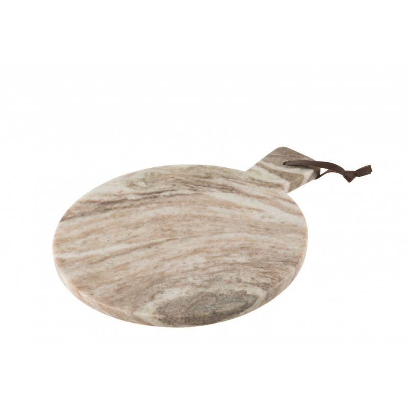 Planche ronde marbre gris/beige 38x30cm Planche ronde marbre gris/beige 38x30cm