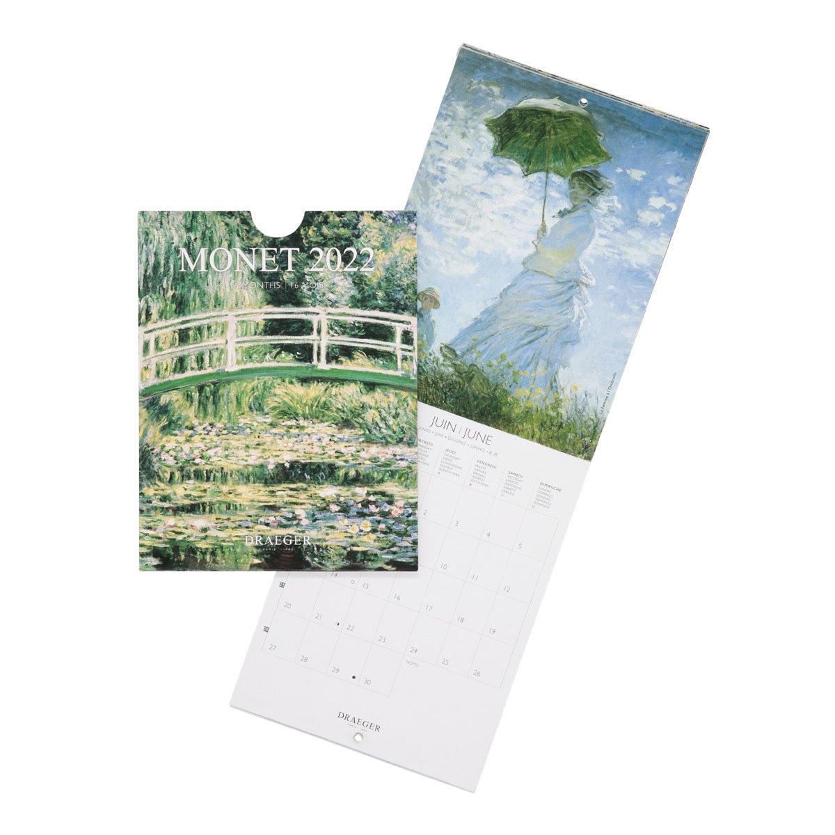 Petit Calendrier Mural Monet - 2022 Petit Calendrier Mural Monet - 2022