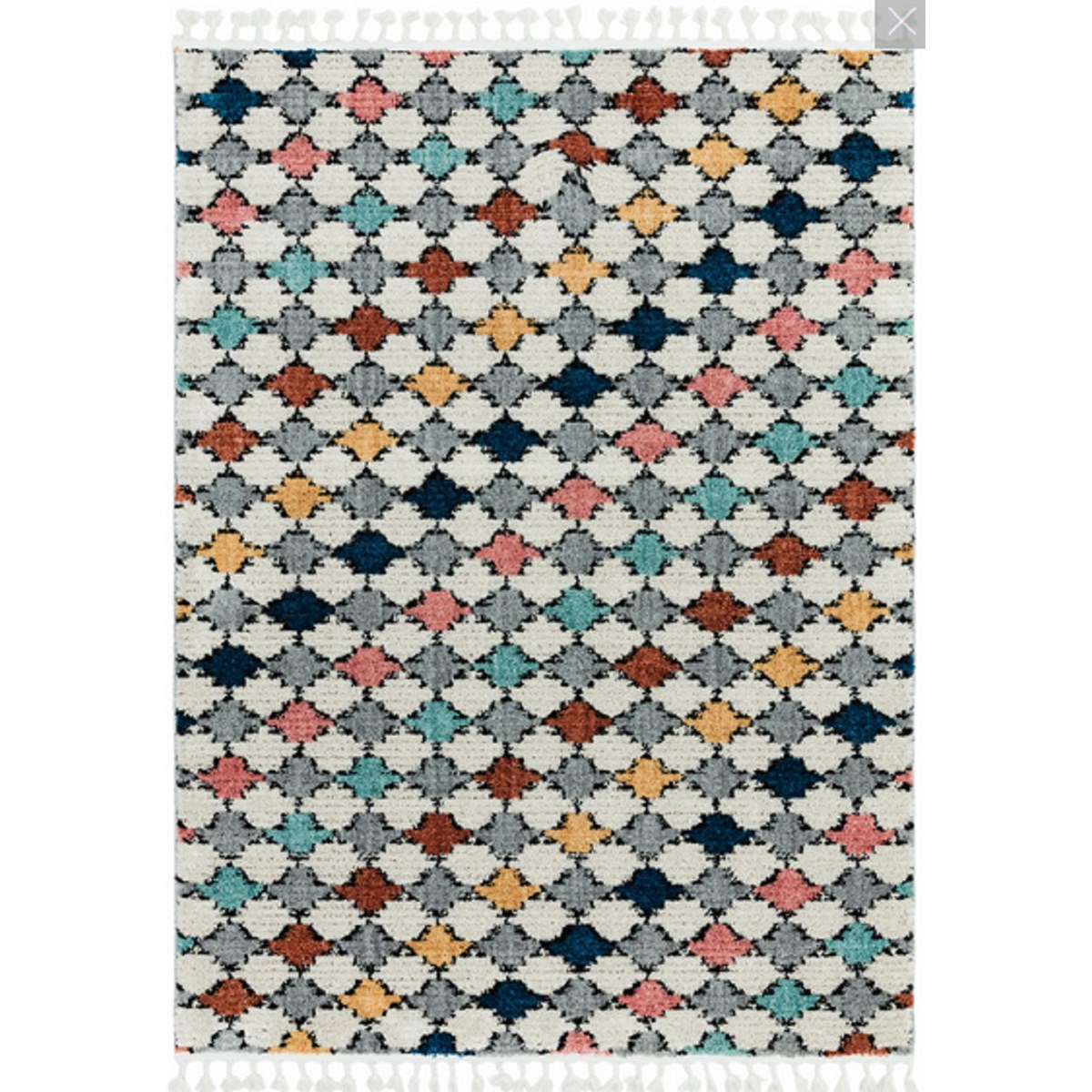 Tapis style berbère en Polyester Multicolore 120x170 cm
