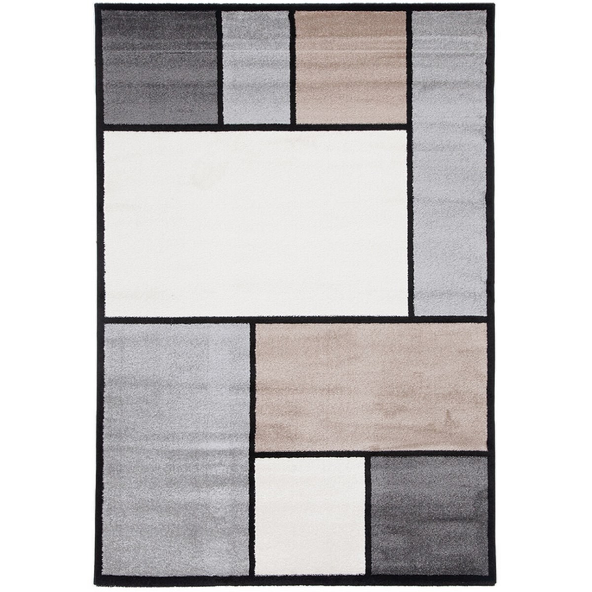 Tapis de salon en Polypropylène Beige 120x170 cm Tapis de salon en Polypropylène Beige 120x170 cm
