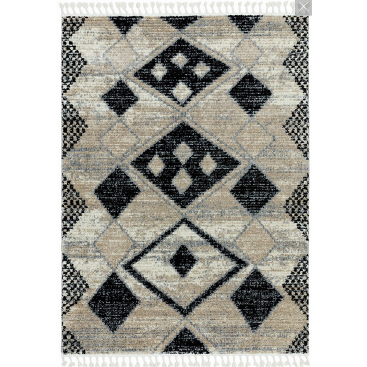 Tapis style berbère en Polyester Multicolore 160x230 cm Tapis style berbère en Polyester Multicolore 160x230 cm