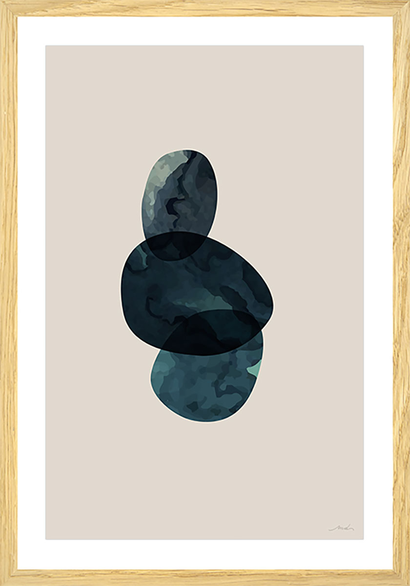 Affiche sous cadre bois minimal things 30x45cm Affiche sous cadre bois minimal things 30x45cm
