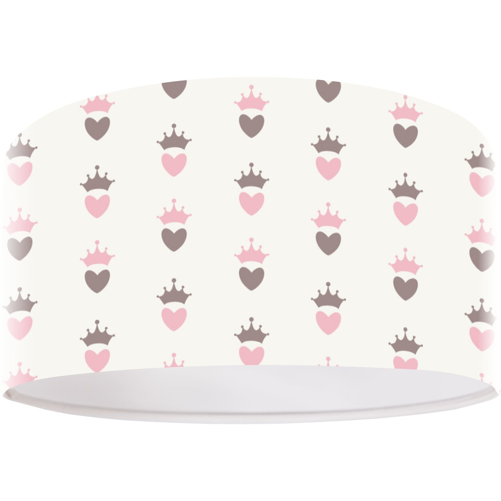 Suspension enfant abat-jour tissu multicolore et blanc Ø 30 Suspension enfant abat-jour tissu multicolore et blanc Ø 30