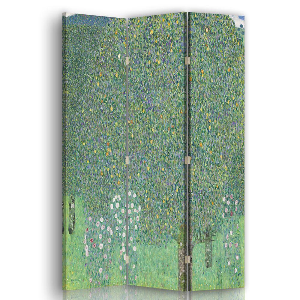 Paravent Rosiers Sous les Arbres - Gustav Klimt cm 110x150 (3 volets)