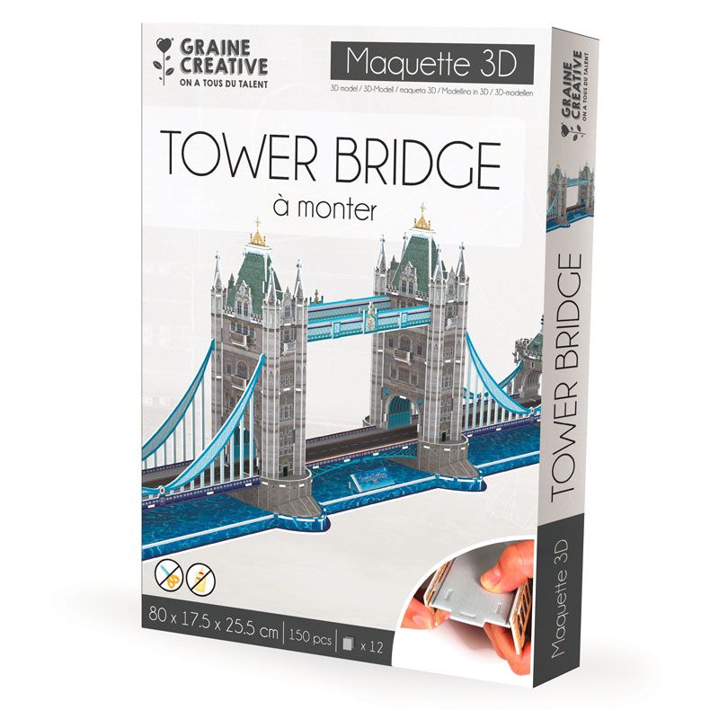 Maquette Tower Bridge à construire soi-même Enfant Maquette Tower Bridge à construire soi-même Enfant