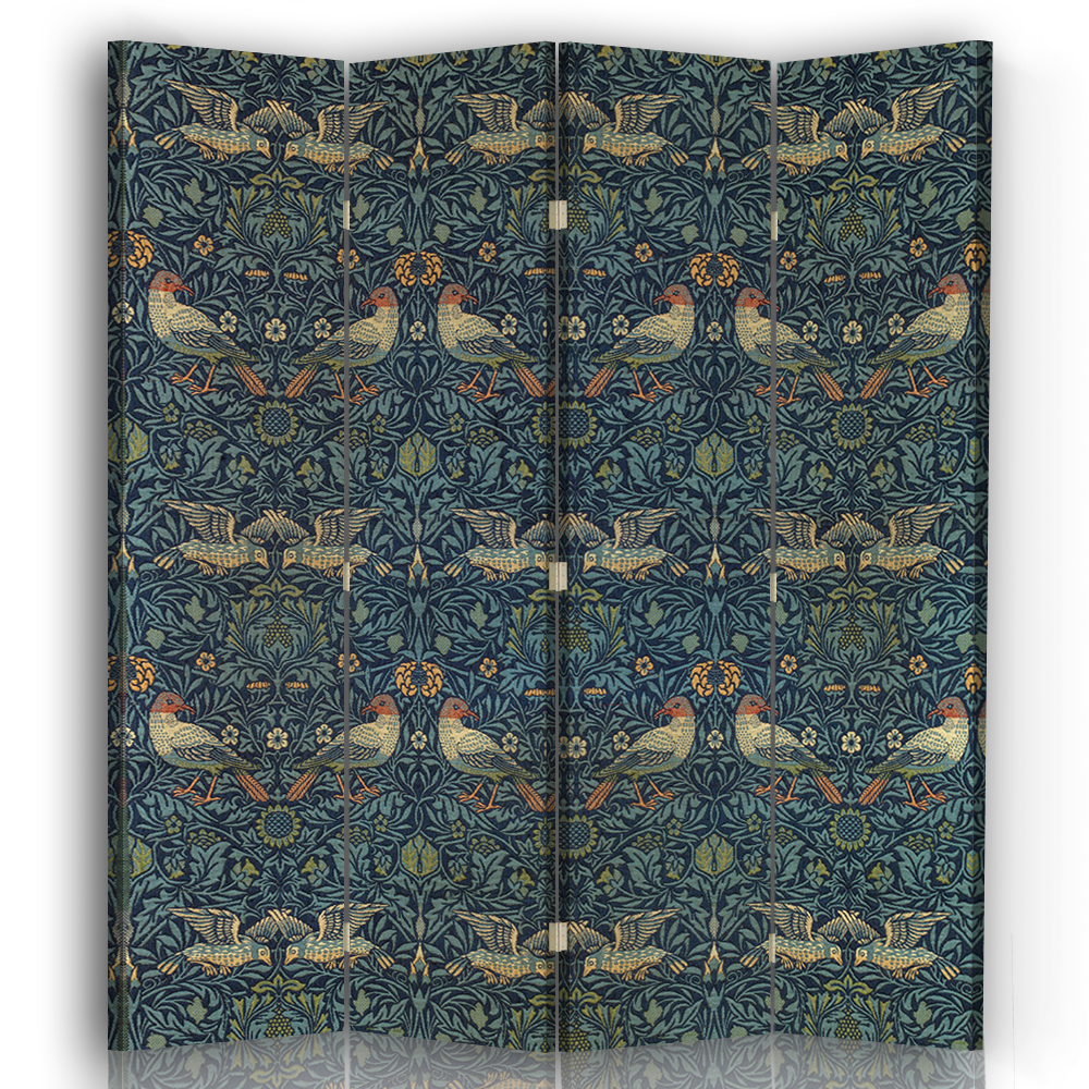 Paravent - Cloison Bird - William Morris 145x170cm (4 volets)