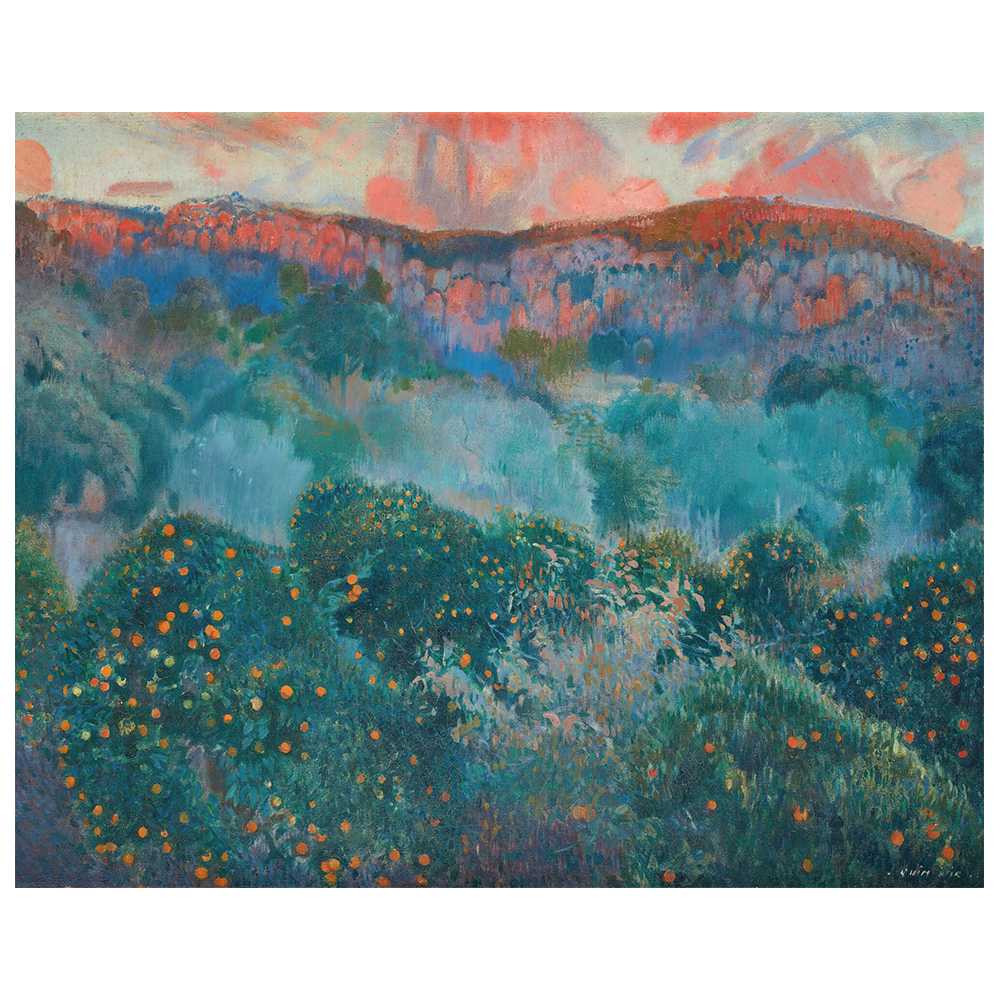 Tableau Soller, Mallorca Joaquin Mir Trinxet 80x100cm Tableau Soller, Mallorca Joaquin Mir Trinxet 80x100cm