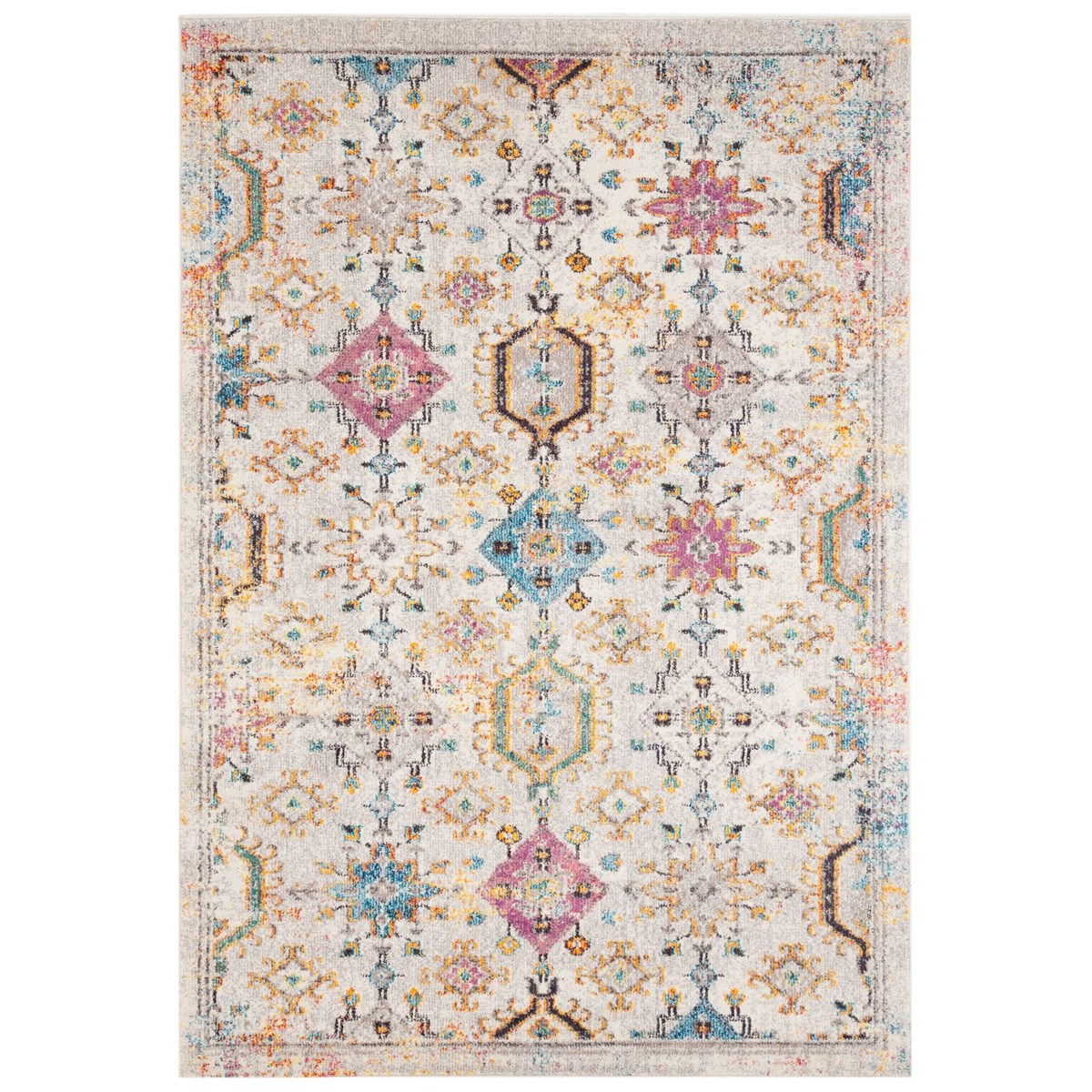 Tapis de salon en Polypropylène Multicolore 130x190 cm Tapis de salon en Polypropylène Multicolore 130x190 cm
