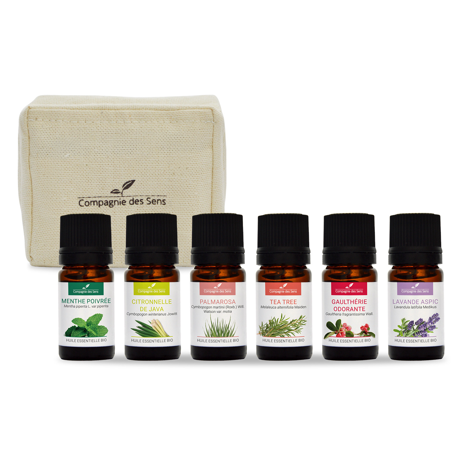 Huiles Essentielles BIO - Indispensables pour les vacances - Pack de 6 Huiles Essentielles BIO - Indispensables pour les vacances - Pack de 6