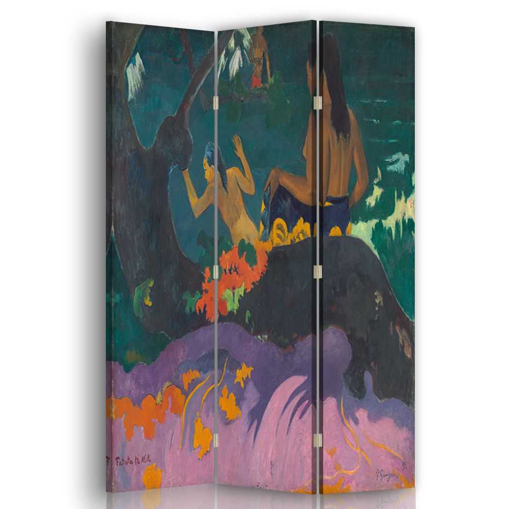 Paravent cloison Fatata Te Miti - Paul Gauguin 110x150cm (3 volets)