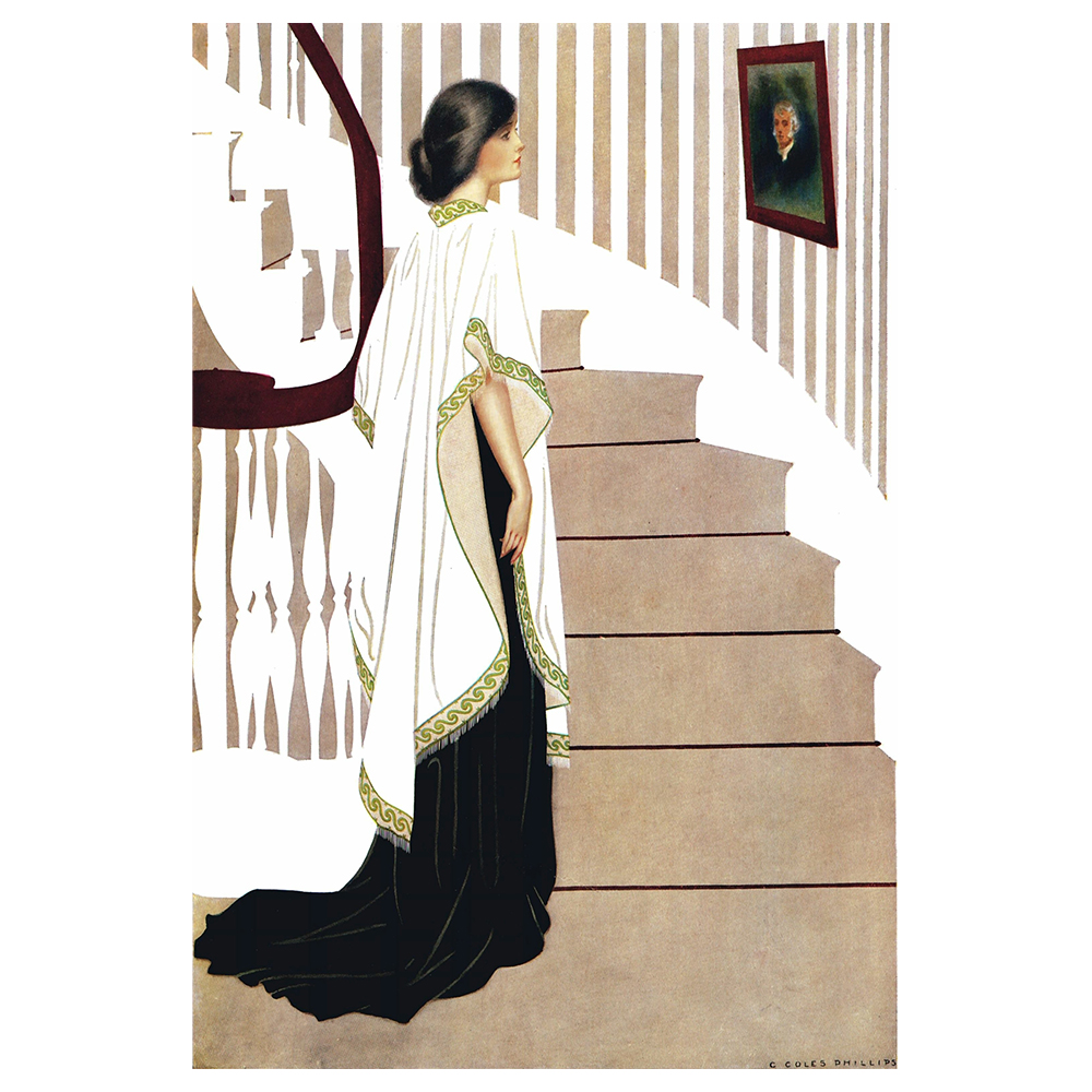Tableau portrait of Elsie 1912 - C. Coles Phillips 40x60cm
