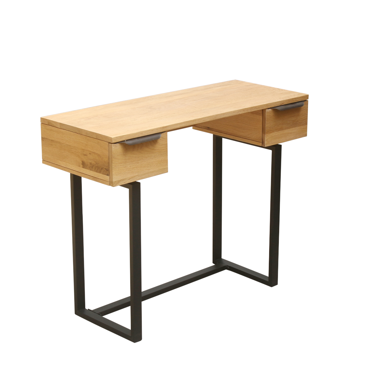 Bureau en chêne et métal Chêne naturel clair