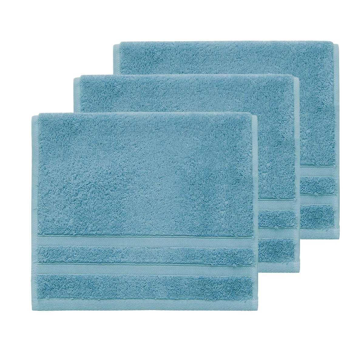 Lot de 3 serviettes invité 600gr/m² Cobalt 30x50 cm Lot de 3 serviettes invité 600gr/m² Cobalt 30x50 cm