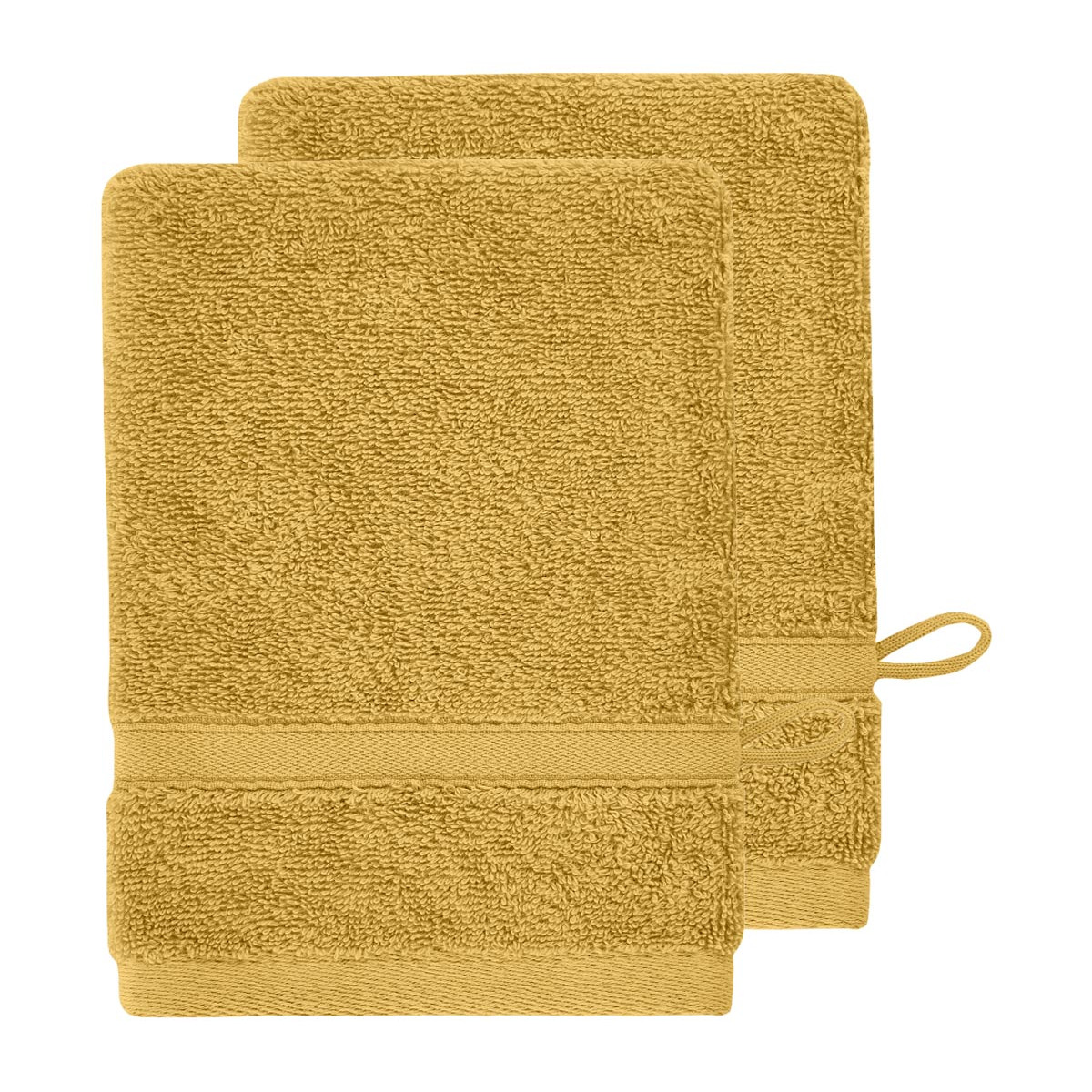 2 gants en coton bio Miel 16x22 cm 2 gants en coton bio Miel 16x22 cm